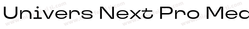 Univers Next Pro Medium Ext字体转换